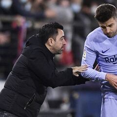 La brutal arenga de Piqué en la celebración del gol de Memphis