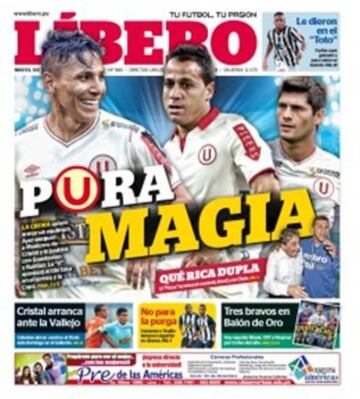 Portadas de la prensa mundial