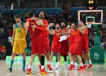 En una batalla agónica por el bronce, España venció a Australia en los últimos segundos.