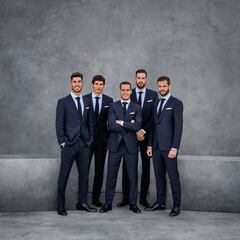Sharp dressed men: Real Madrid sport new Hugo Boss suits