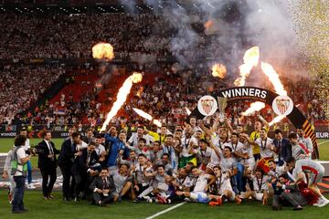 El Sevilla campeón de la Europa League por séptima vez en su historia.