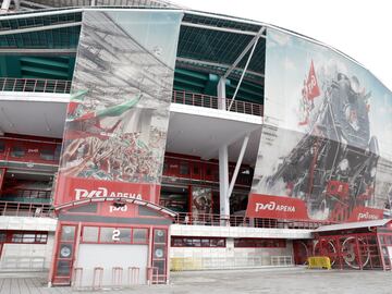 Alrededores del estadio del Lokomotiv de Moscú.
