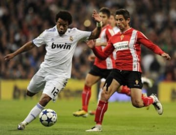 Marcelo managed to score five times during the 2010/11 season.