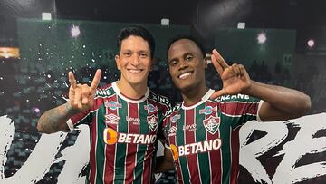 Jhon Arias también está on fire: Golazo ante América MG