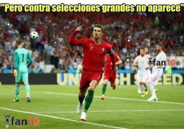 Los memes aplauden a CR7 y se burlan de De Gea