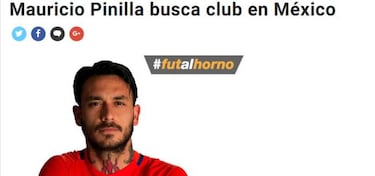 Tres equipos de México luchan por contratar a Mauricio Pinilla