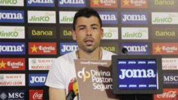 Javi Fuego en rueda de prensa.