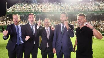 Los rectores de Infinity, con Monterrubio y Ania