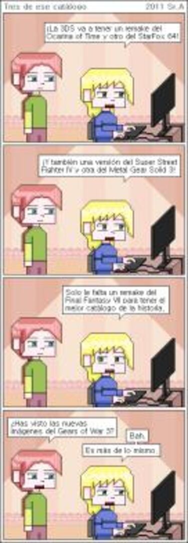 Tres de ese catálogo