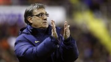 Tata Martino: “El primer tiempo ante el Levante me preocupó”