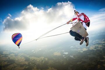 Marco Fürst en el cielo. 