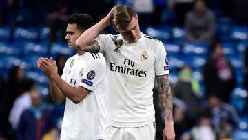 El centrocampista alemán del Real Madrid, Toni Kroos, durante el partido ante el Ajax.