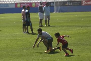 Santiago, 05 de marzo 2016.
Se realiza el banderazo de Universidad Catolica en el estadio San Carlos de Apoquindo.