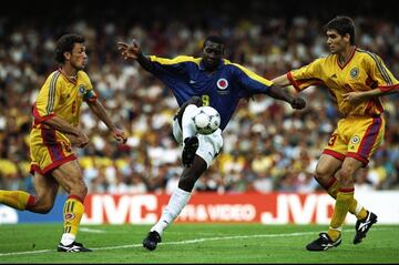 El "Tren" Valencia hizo dos goles en Mundiales. Fue en Estados Unidos 94.