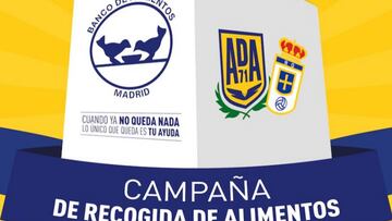 Cartel de recogida de alimentos.