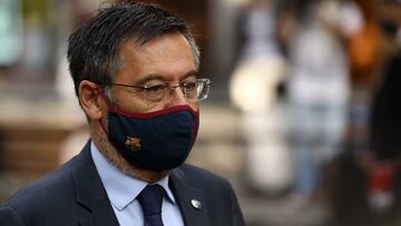 Josep Maria Bartomeu, en los actos de la Diada.