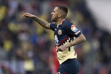 Jornada 5 del Clausura 2018, el 3 de fbrero de 2018
1 gol en la victoria de América 5-1 Lobos Buap