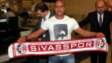 Roberto Carlos, a su llegada al Sivasspor turco