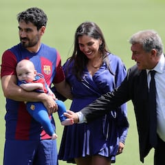 Laporta le da una sorpresa a la mujer de Gündogan por su cumpleaños