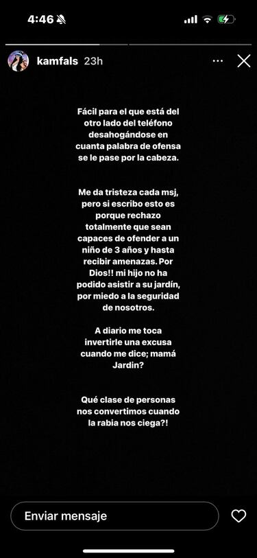 Esposa del Chino Sandoval denuncia amenazas