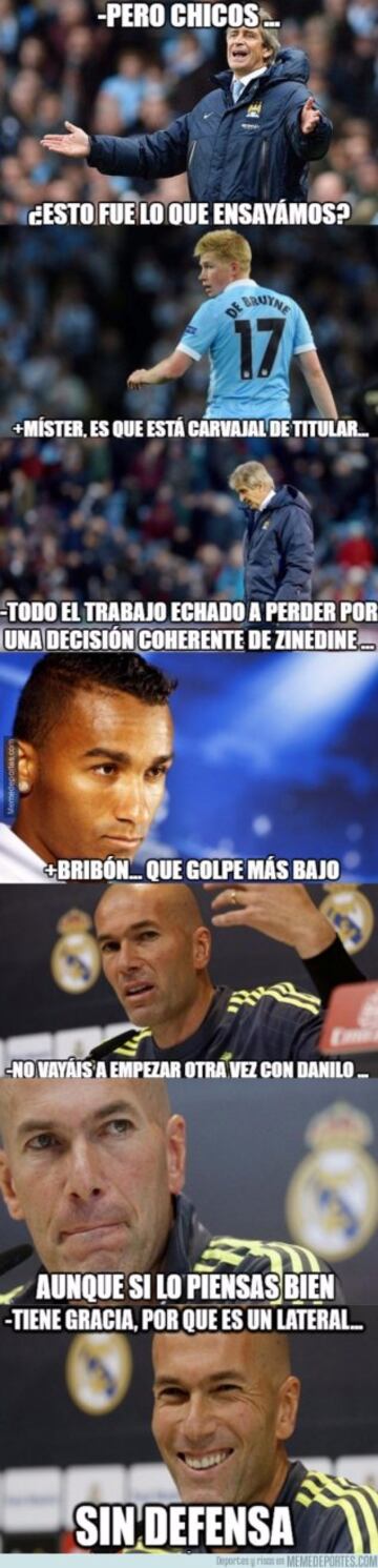 Los memes más divertidos del Manchester City vs Real Madrid