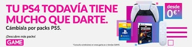 Tu PS4 todavía tiene mucho que darte: packs de bienvenida de PS5 en GAME