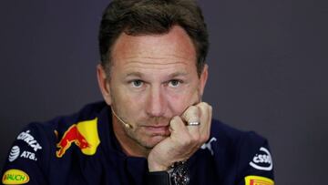 Christian Horner, jefe de Red Bull. 