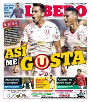 Portadas de la prensa mundial