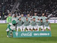Once del Córdoba ante el Deportivo.