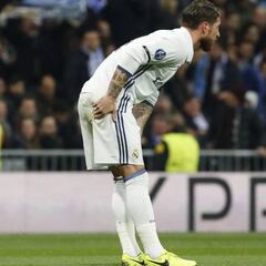 Ramos sufre una contusión en la cadera: duda ante el Espanyol