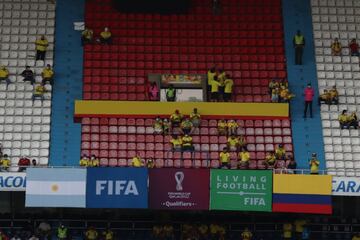 Cerca de 10 mil hinchas acompañaron a la Selección Colombia en su partido ante Argentina por la fecha ocho de las Eliminatorias Sudamericanas.