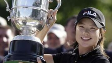 La surcoreana Eun Hee Ji se alzó con el trofeo del US Women's Open de golf, uno de los torneos más importantes del circuito americano.
