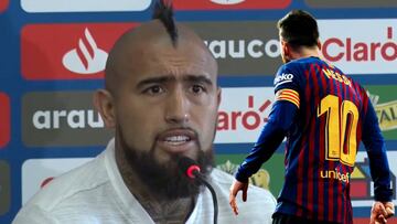 Vidal y la influencia de Messi en la mejoría de su juego