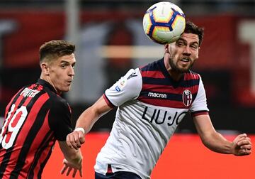 Milan se impuso sobre Bolonia 2-1 en la fecha 35 de la Serie A y se metió a la pelea por un cupo europeo. 