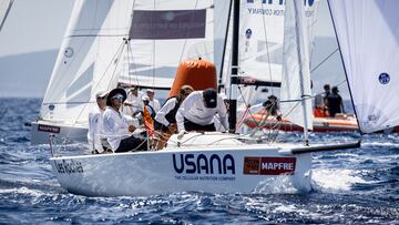 El Usana-les Roches durante la competición.
