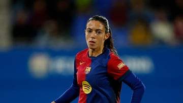 Soccer Football - Women's Champions League - Group D - FC Barcelona v St. Polten - Estadi Johan Cruyff, Barcelona, Spain - November 12, 2024 FC Barcelona's Aitana Bonmati in action REUTERS/Albert Gea