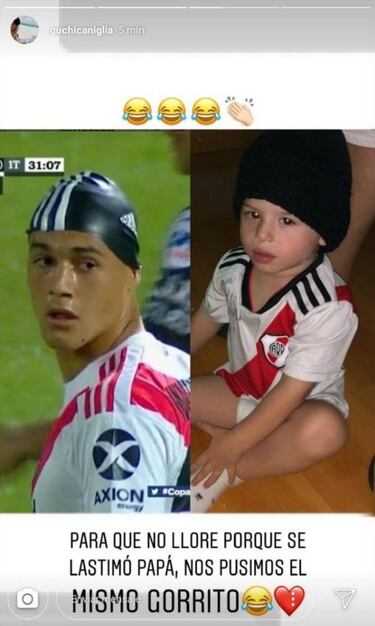 Como papá: la divertida reacción de Bautista Martínez Quarta al ver a su papá golpeado