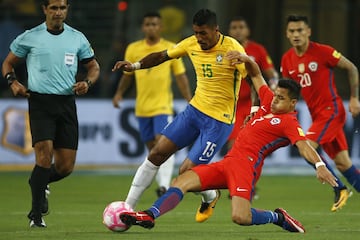 Las mejores imágenes del duelo entre Chile y Brasil