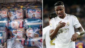 Vinicius hace otra donación para combatir el coronavirus