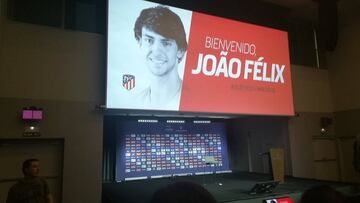 Así vivimos la presentación de Joao Félix con el Atlético