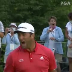 Para ganar, desde el parking y ante el nº1: Rahm y uno de los putts más bestiales de siempre