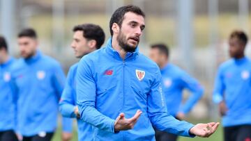 Lekue, esta mañana en Lezama