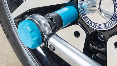 Este juego de vasos para llaves dinamométricas en tres tamaños está hecho en Alemania