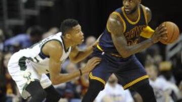 El big three de los Cavaliers se divierte: LeBron, 26+6+8