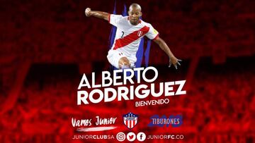 Alberto Rodríguez firma con Junior de Barranquilla