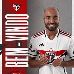 Lucas Moura, nuevo compañero de James Rodríguez en Sao Paulo