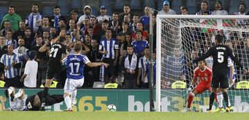 Borja Mayoral anotó el 0-1.