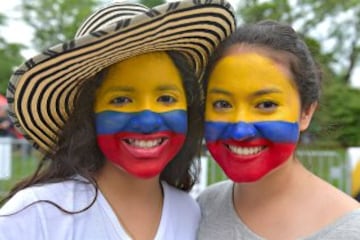 Color y belleza en la previa del duelo de Chile y los cafetaleros