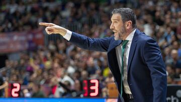 Ibon Navarro, entrenador del Unicaja Málaga.