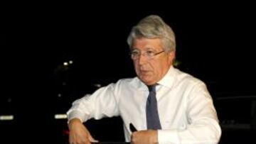 Enrique Cerezo, presidente del Atlético de Madrid.